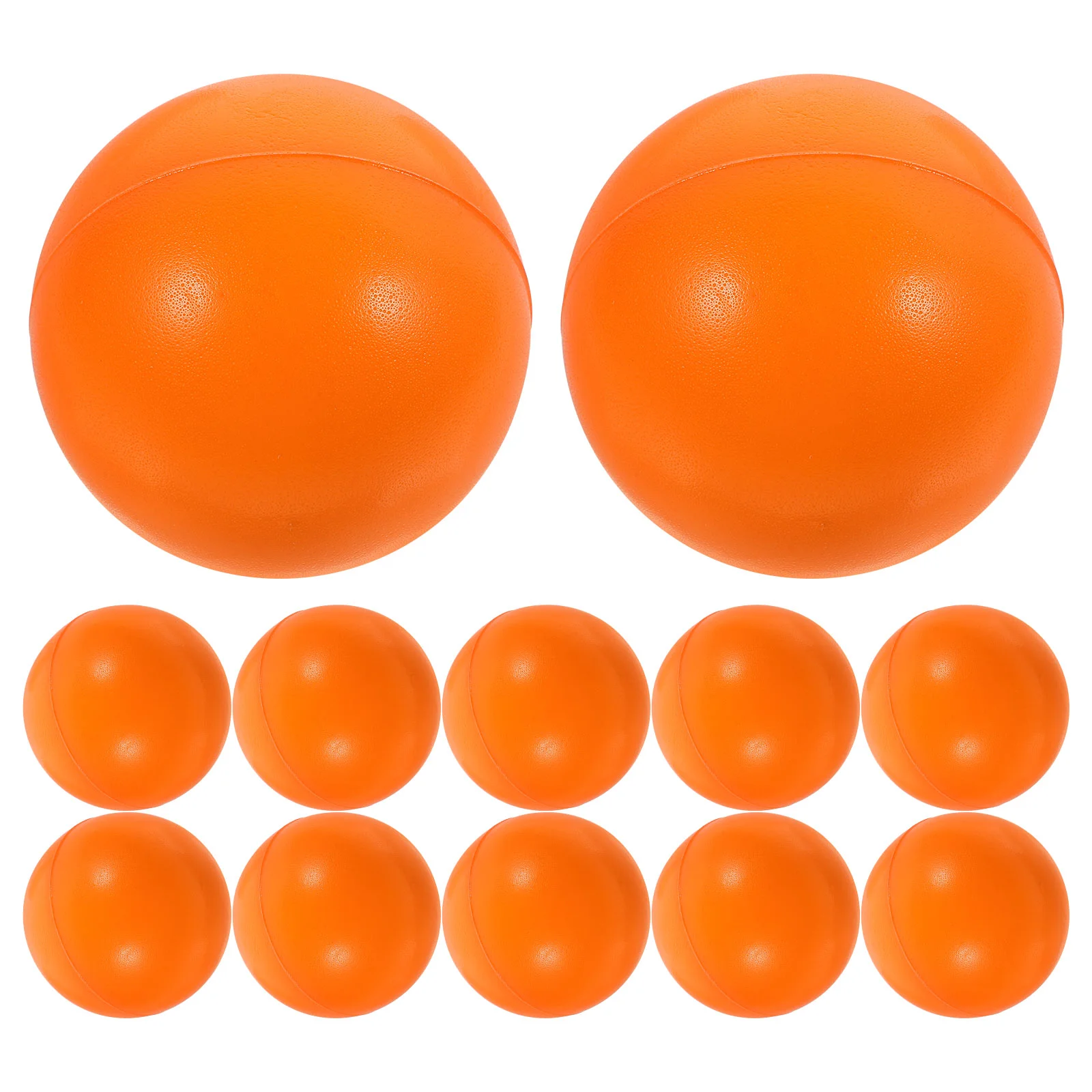 12 Pcs Foam Sponge Pressure Ball Squeeze Toy Stress Balls Bulk Party Favors Polyurethane (PU Also Called Sponge) Relieving Toys