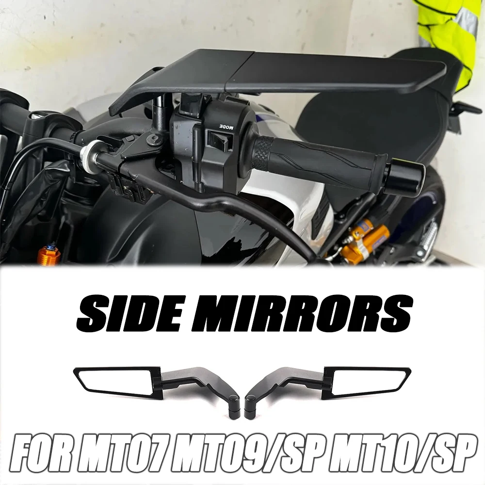 

For YAMAHA MT 07 MT07 MT 09 MT09 SP MT 10 MT10 SP Motorcycle Mirrors Stealth Winglets Mirror Kits To Rotate Adjustable Mirrors