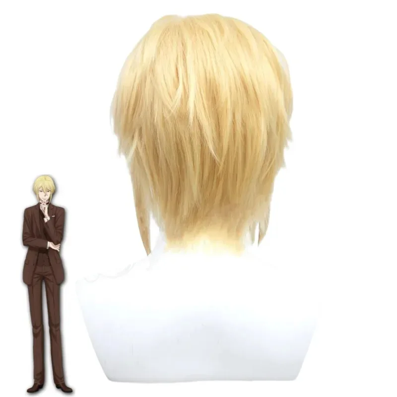 2025 aaa Anime THE PATRIOT Albert James Moriarty William Cosplay Costume Wig Brown Uniform Halloween Carnival Party Sui