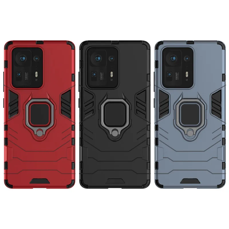Shockproof Bumper For Xiaomi Mix 4 Case Mix 4 Cover Armor PC TPU Protective Phone Cover Xiaomi Mix 4 Mi 10 10T 11X 11i 11 Lite image 6