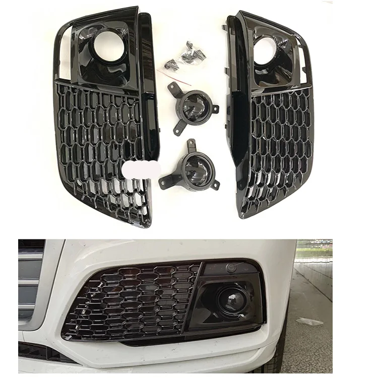 Car Fog lamp grill for Q5L 2018 2019 2020 RSQ5 fog lamp grille custom