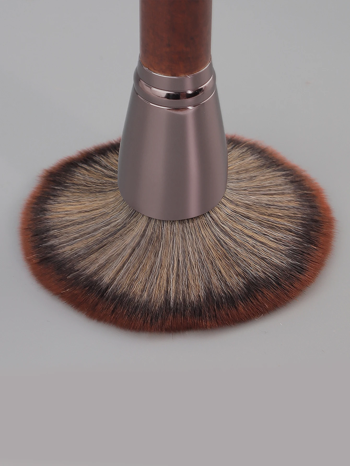 Enkele grote rode houten handvat losse poederborstel Blush Brush Foundation Brush Geen eetpoeder Draagbare schoonheidstools