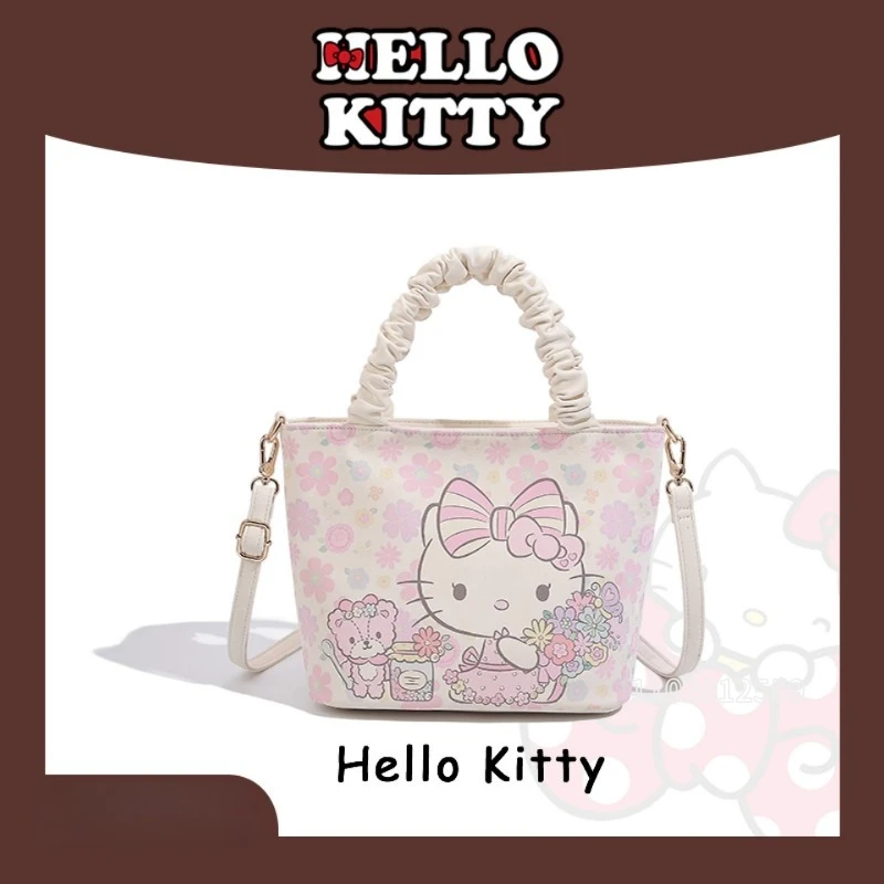 

Hello Kitty New Women's Shoulder Bag Luxury Brand Original Women's Shoulder Crossbody Bag Printed Cartoon Casual Women's Bag