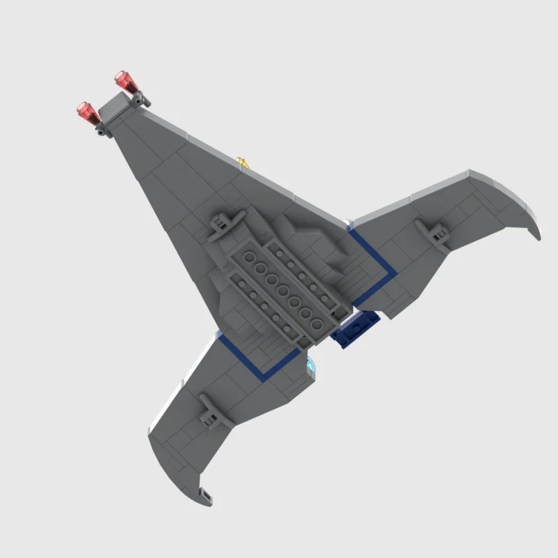 Set di figurine modello di astronave classico - 203 pezzi. Set creativo di giocattoli da costruzione MOC. Giocattolo di assemblaggio. Regalo del festival. Adatto per