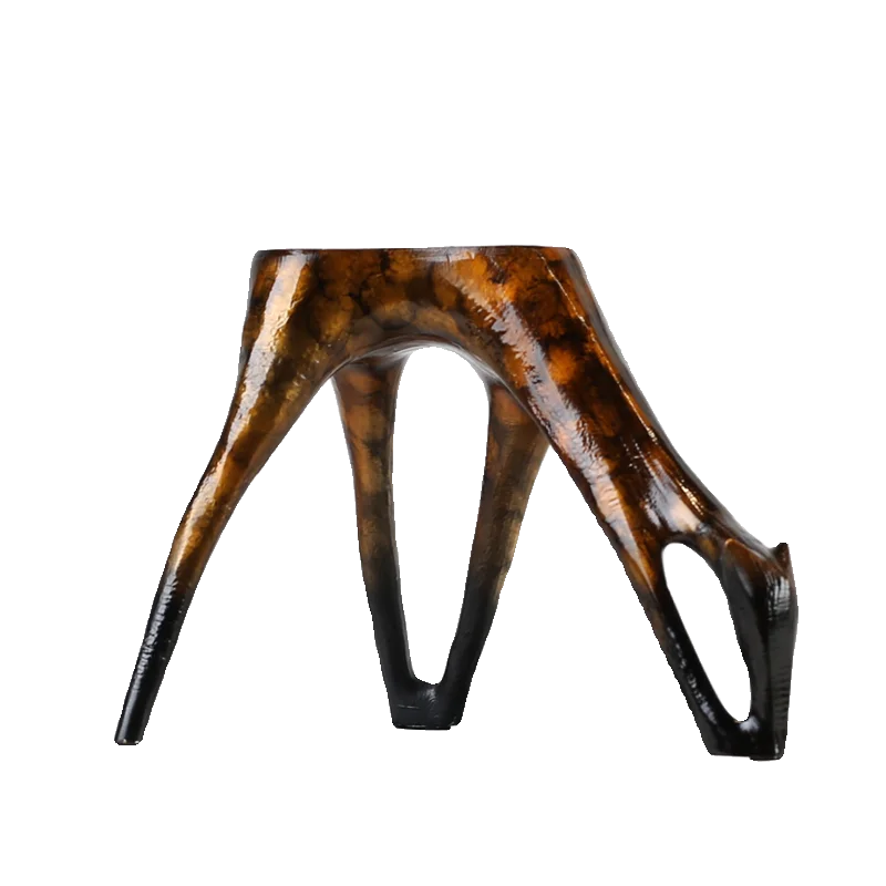 Creative minimalist abstract art ornament home living room table top tea geometry animal sculpture decoration