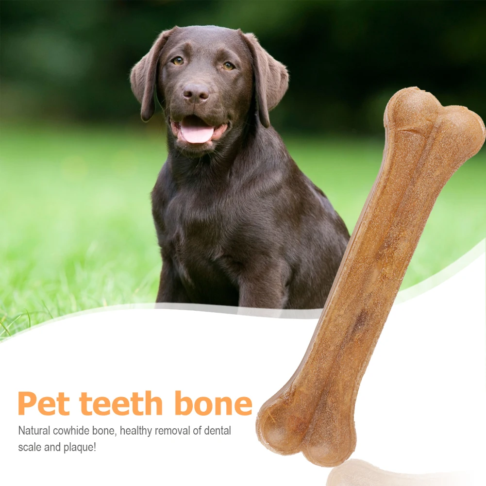 1/2Pcs Pet Dog Chew Toys Molar Teeth Clean Stick Interesting Pine Wood Cute Bone Shape Bite Puppy Interactive Toy Pet Supplies