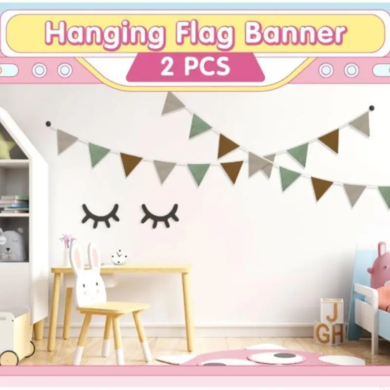 الرايات المصنوعة من القماش الملون لمساعد التصوير الفوتوغرافي لحضانة أعياد الميلاد وحفلات الزفاف
