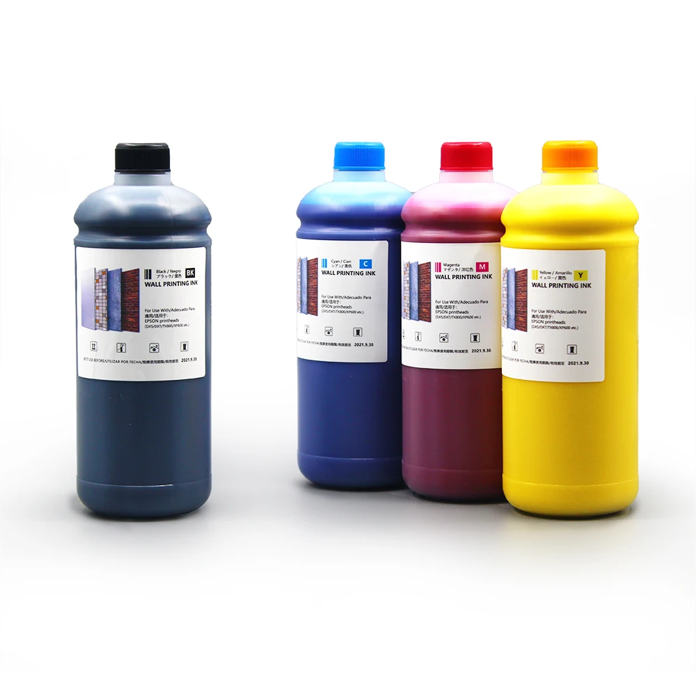 CMYKW 5 Water-based Ink Fast Drying Environmental Friendly Excellent Color Expression
