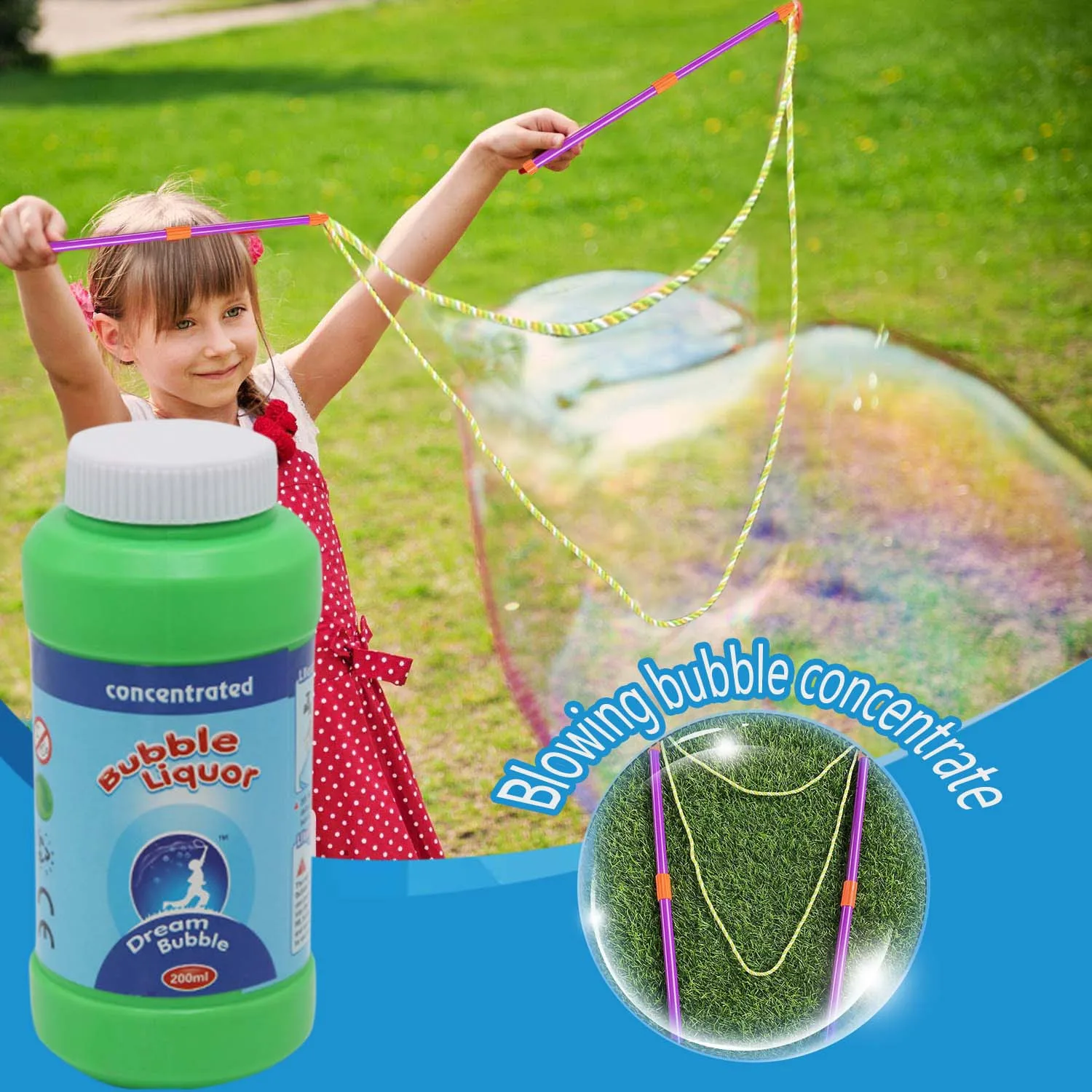 für Jungen, Lösung, Hochzeit, Seifenblasengebläse, Zubehör, Seifenblase, 200 ml, elektrische Seifenblase, kompatibel mit Maschine für Kinder