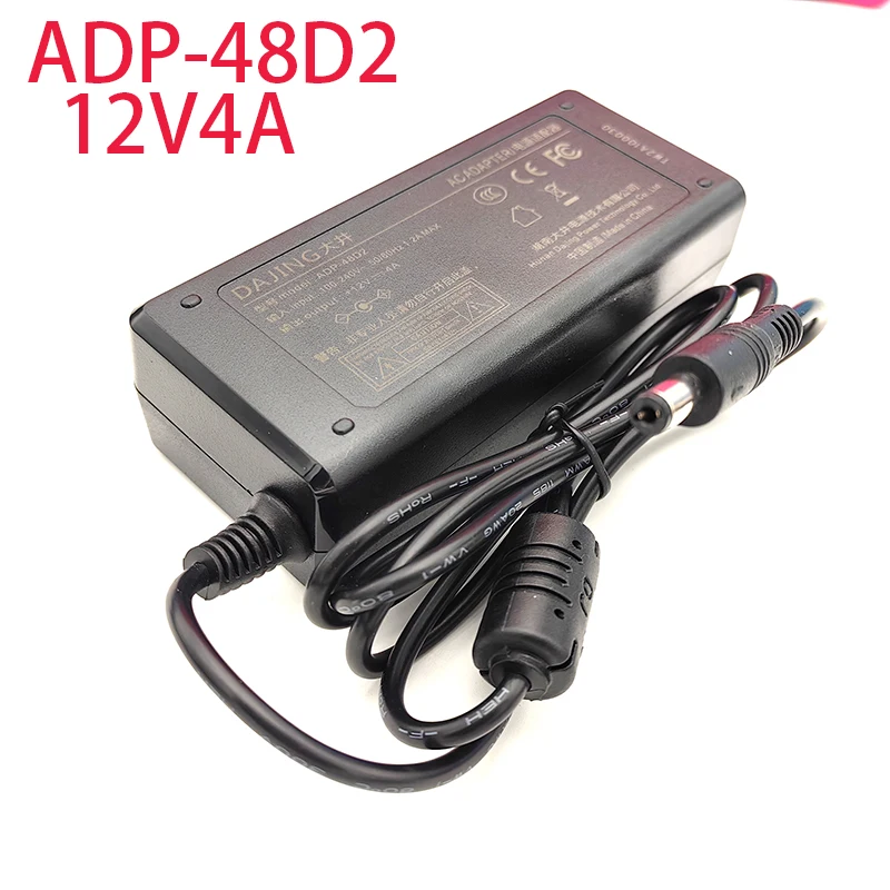 

New original DAJING Dajing ADP-48D12 12V 4A power adapter 12v LCD power supply 3C Supply be Suitable for TV Monitor Computer