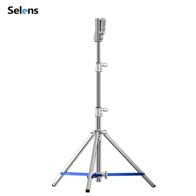 selens-164m-low-boy-heavy-duty-stand-treppiede-con-baby-pin-roller-head-testa-universale-per-studio-fotografico-light-softbox-carico-35-kg