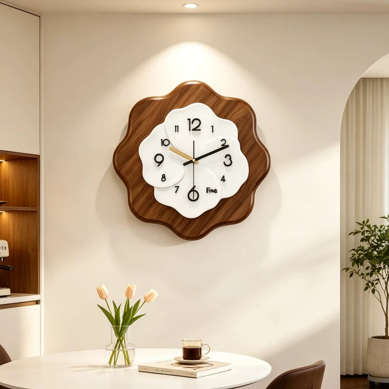 Elegant Luxury Wall Clook Living Room Beautiful Minimlist Wall Clook Round Noiseless Orologio Da Parete Bedroom Decoration