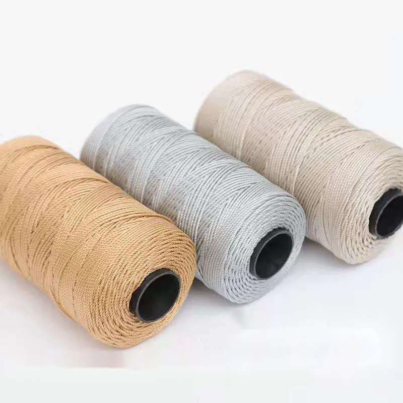 

100G Polypropylene Fibre Wire Yarn for Crafts and DIY Projects Triple Twisted Mercerized Yarn for Hats, Shoes Yarn 1.5mm