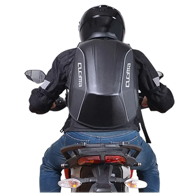 

V451 Travelling quality waterproof carbon fiber hard shell motorcycle helmet backpack