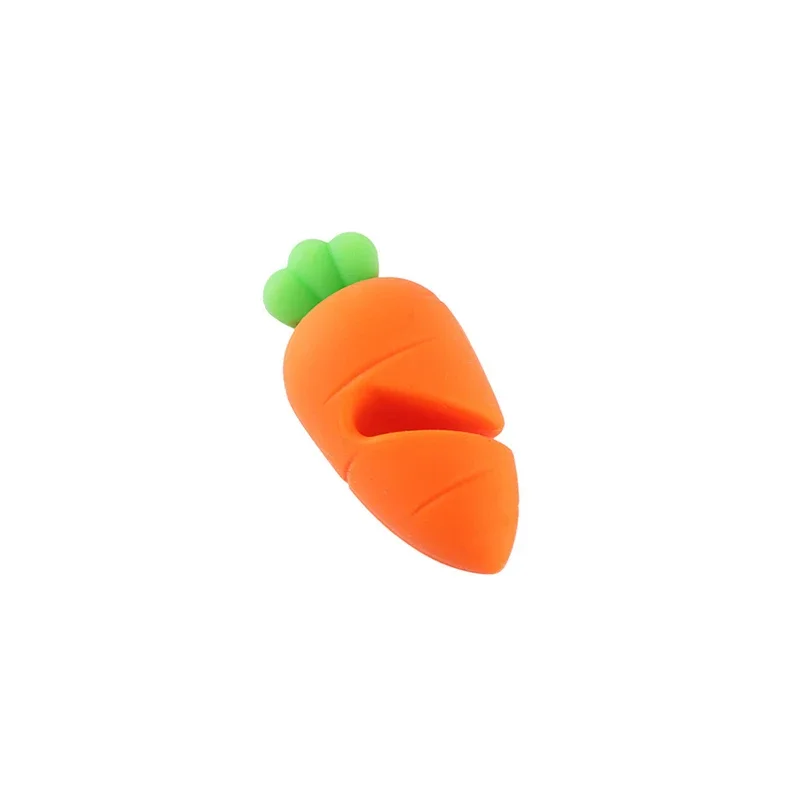 Creative shape carrot pot lid anti-overflow device silicone pot lid lift anti-overflow heat dissipation cooking porridge anti-ov