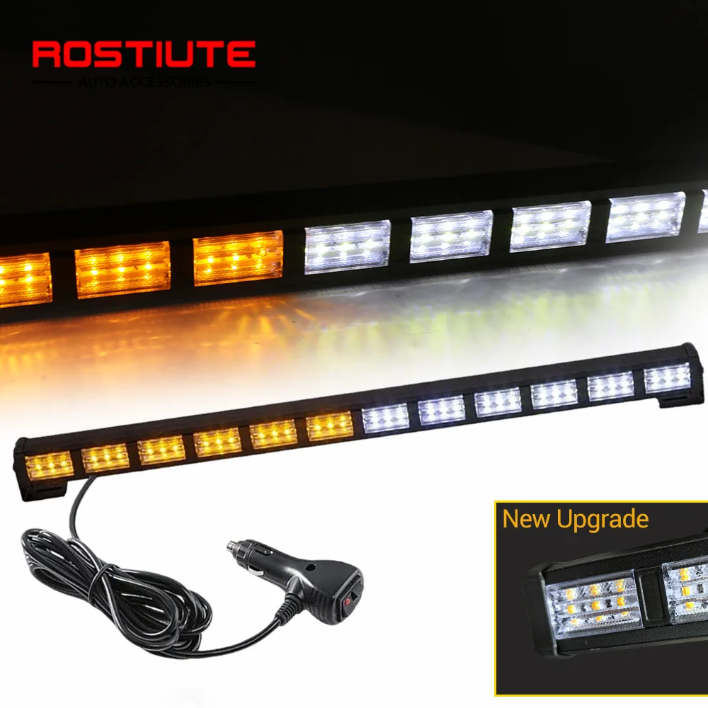 

LED Emergency Warning Lights Bar Roof Auto Stroboscopes 12-24V Traffic Safty Flashing Beacon Led Strobe Lights for Offroad Car