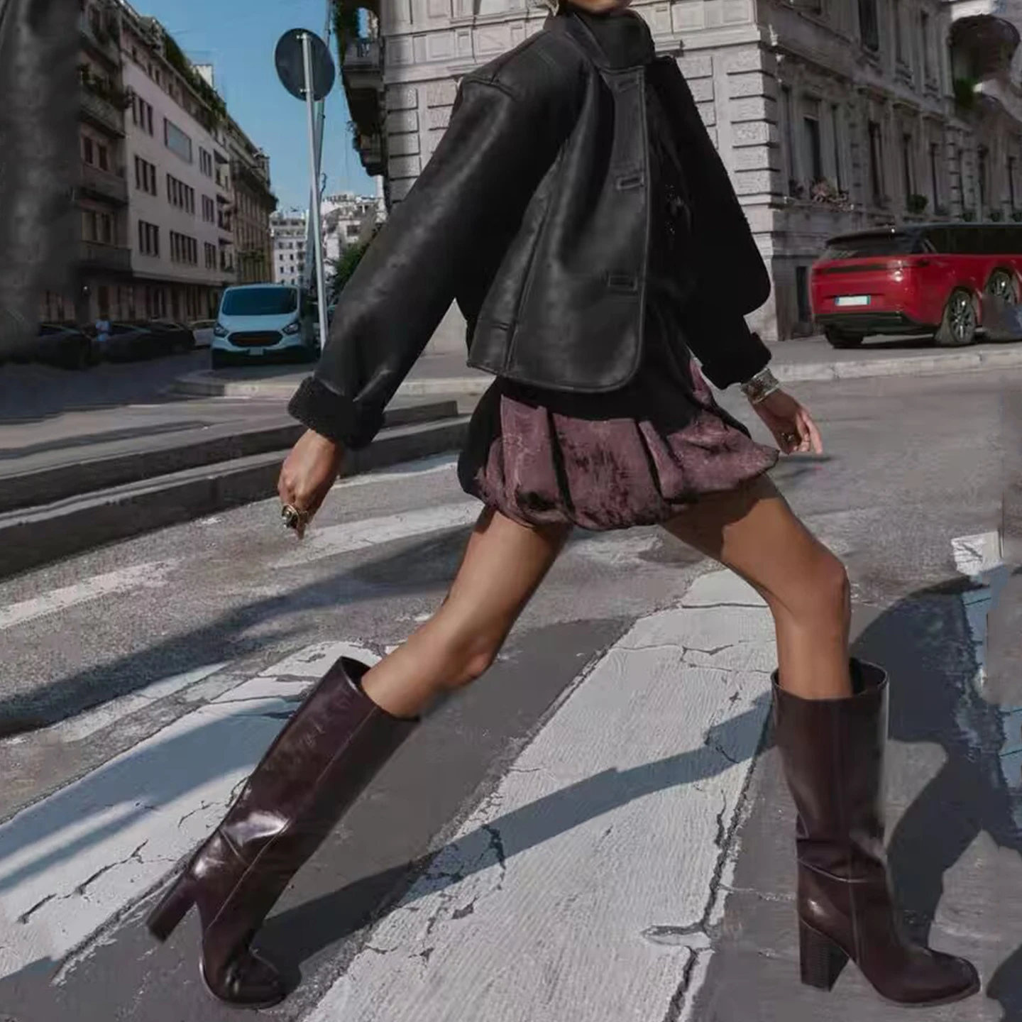 Z Women's Double-Sided Casual Faionable Jaet 2025 New Sle Versatile Outerwear Long Sve Button Closure Coat