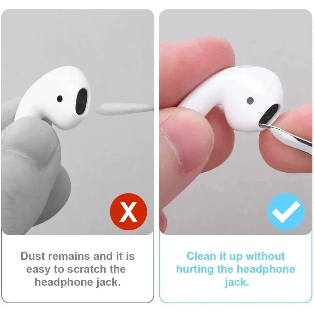 مجموعات نظافة لسماعات بلوتوث Airpods Pro 1 2 3 سماعات أذن تنظيف أدوات فرشاة القلم لسامسونج Xiaomi Huawei Airdots