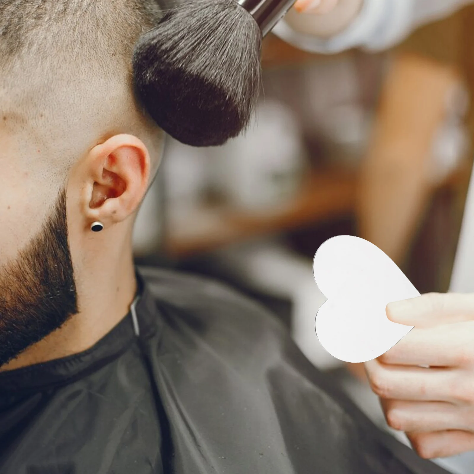 10 個のアクリル化粧鏡レンズ自己粘着交換シートハンドヘルドミラー用 DIY 電話ケースステッカーポータブル