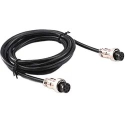 Podwójne żeńskie złącze lotnicze GX12 GX16 2/3/4/5/6/7/8/9/10Pin Kabel zasilający Wodoodporne gniazdo zasilania przewodu audio z 2m