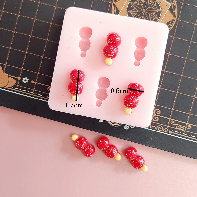 

Mini Sugar Calabash Silicone Mold for Polymer Clay DIY Dessert & Miniature Doll House Decoration Jewlery DIY molds