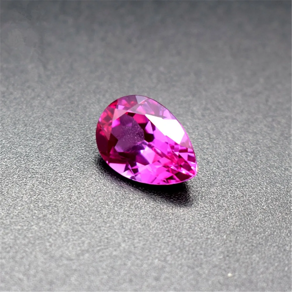 Pink Tourmaline Pear Shaped Faceted Gemstone Teardrop Cut Tourmaline Gem Multiple Sizes to Choose C28T