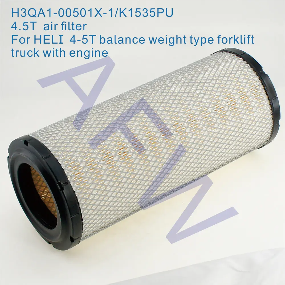 

H3QA1-00501X-1 /K1535PU, air filter, For 4-5T internal combustion Heli forklift truck