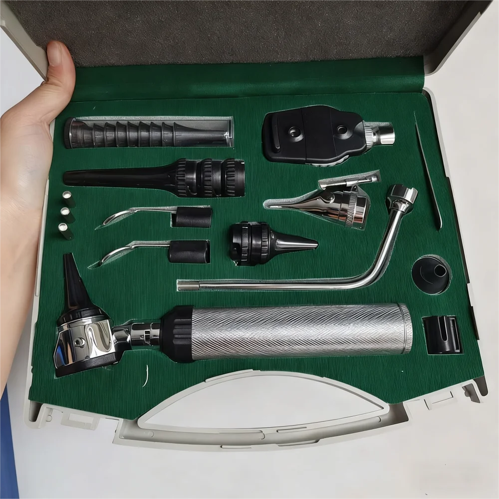 Profession Facial Inspection Sets Ophthalmoscope Otoscope Nasal Dilator Throat Inspection and Other Small Animal Internal Organs