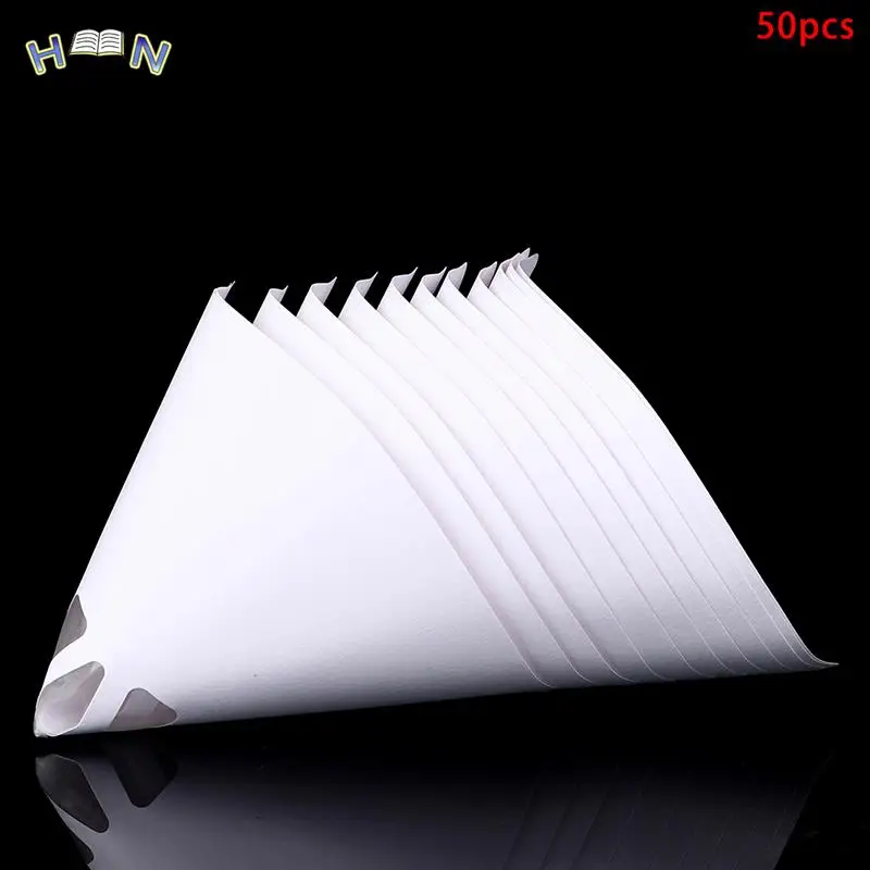 

50Pcs 3D Printer Paper Filter LCD Photocuring Consumables UV Resin Accessories Thicker Paper Funnel