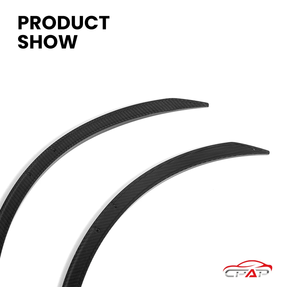 حقيقي جاف ألياف الكربون عجلة الحاجب سيارة التصميم عجلة قوس الكسوة لسيارات BMW 4 سلسلة F32 F33 F36 2021-IN MP نمط 8 قطعة/المجموعة #6