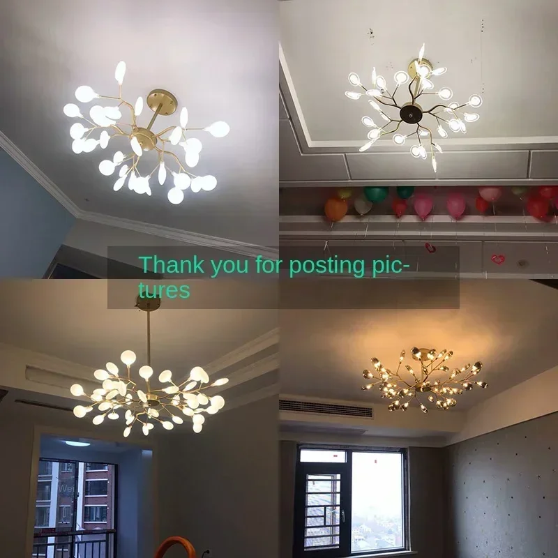 Modern Branches LED Ceiling Chandelier Stylish for Living Dinning Room Bedroom Pendant Lamp Home Decor Lusters Luminaires