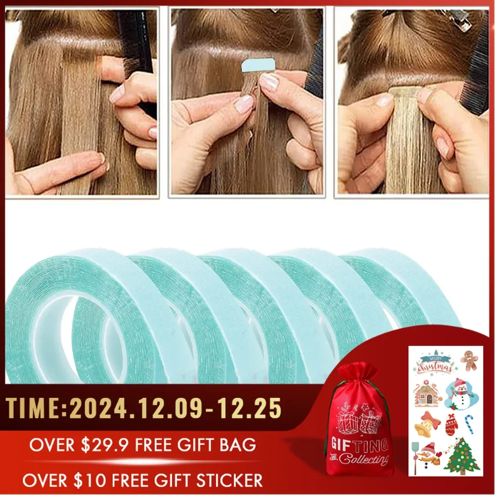 Double Sided Hair Tape Strong Adhesive Lace Front Wig Tapes Waterproof Hair Extension Tape Long Lasting for Toupee Frontal