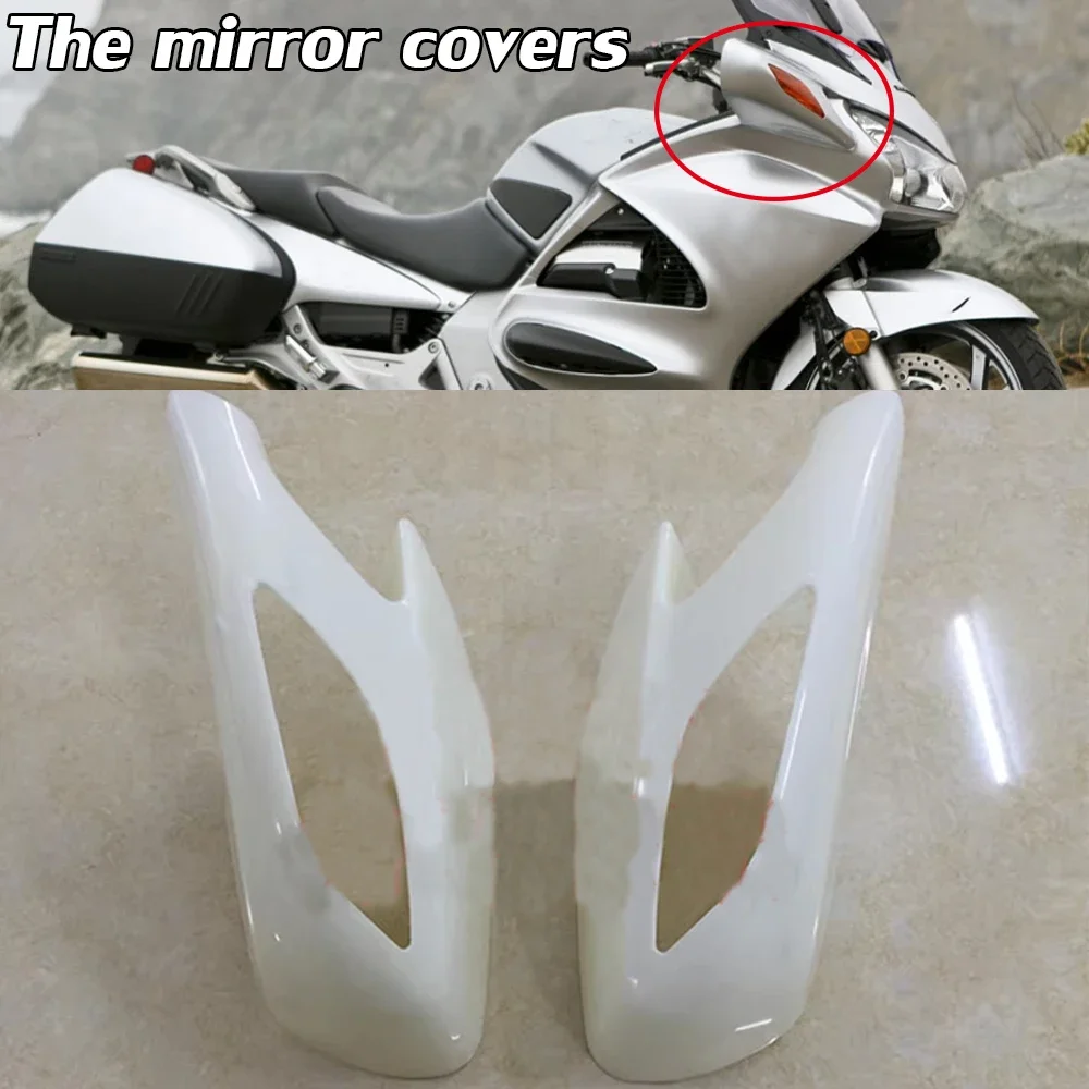 ST1300 Mirror Covers Cowl Panel Rearview Mirrors Shell Fairing Motorcycle Accessories For Honda ST 1300 2002-2016 2017 Unpainted