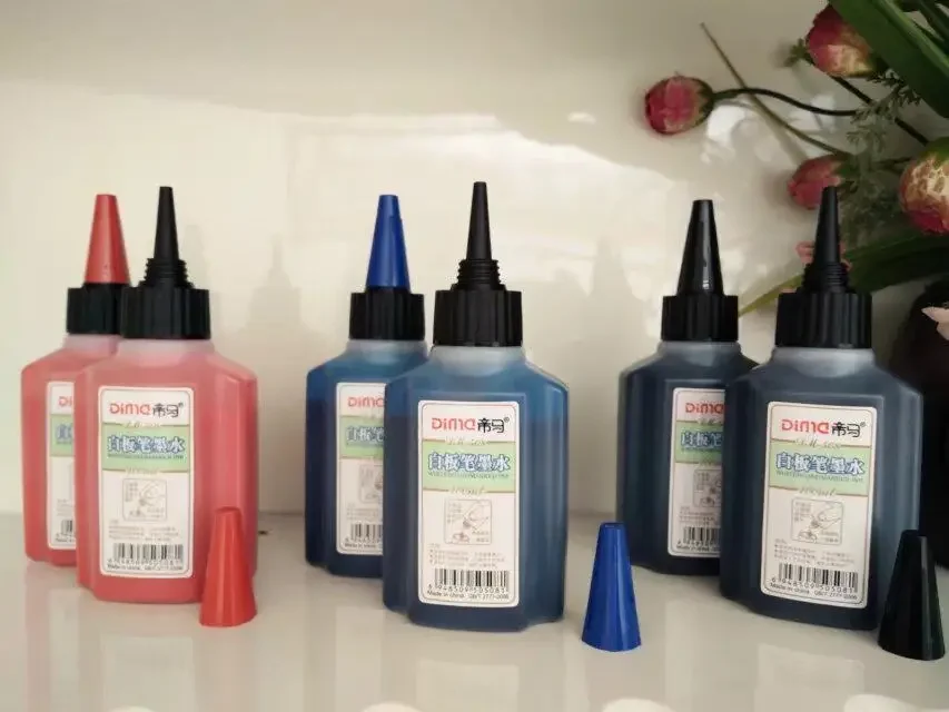 100ML Whiteboard Erasable Ink for Whiteboard Markers, Easy to Erase Water-based Special Whiteboard Ink