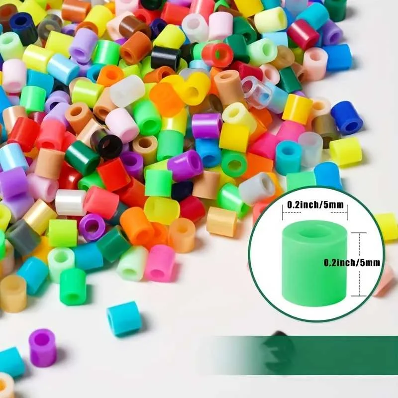 1000PCS 5mm Hama Beads 77 Colors 3D Pixel Puzzle Fuse Beads Perler Iron Beads for Kids DIY Education Toy  Handmade Gift