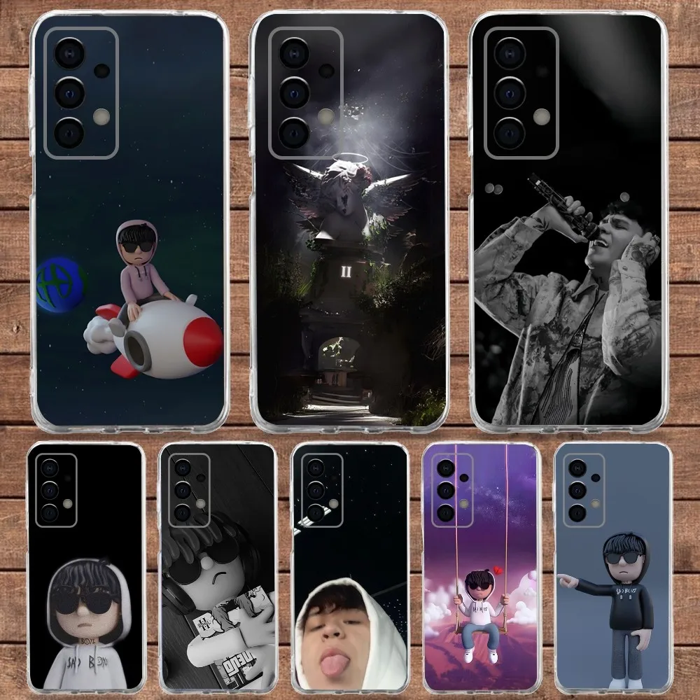 

Singer J-Junior H Sad Boyz Phone Case For Samsung Galaxy A71,70,52,40,51,31,A50,21S,30S,Note20ultra Transparent Soft Cover