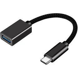 OTG Type C Cable Adapter USB to Type C Adapter Connector for Xiaomi Samsung S20 Huawei OTG Data Cable Converter for MacBook Pro