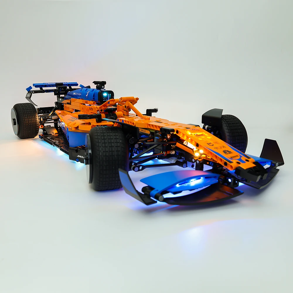 EASYLITE-Kit de luces LED para coche de carreras de Fórmula 1, 42141, bloques de construcción de alta tecnología, juguetes educativos DIY, juego de lámparas sin modelo