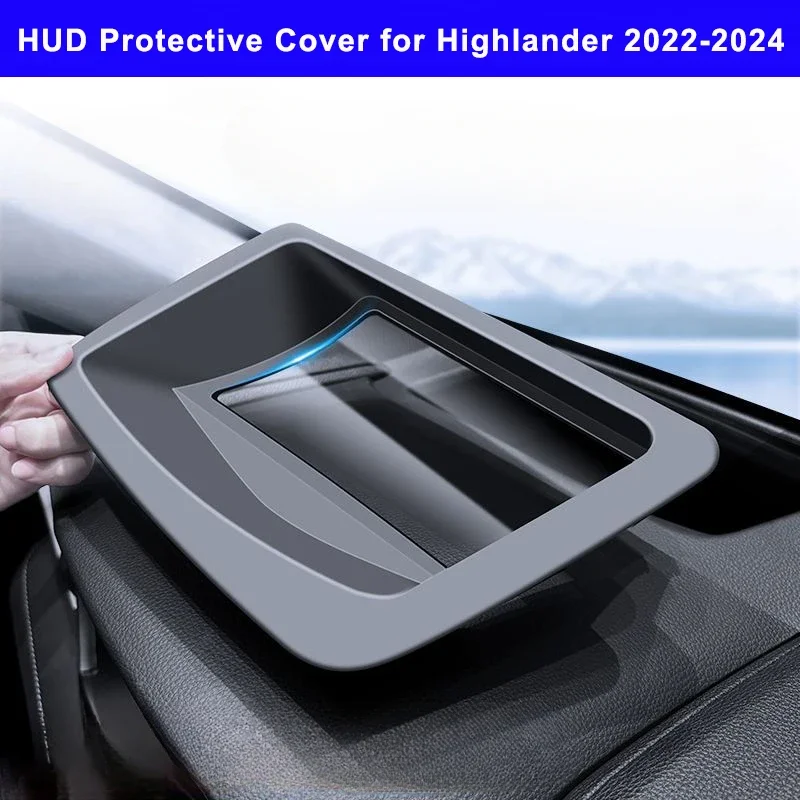 

Автомобильный защитный чехол HUD для Toyota Highlander 2022 2023 2024, защитная пленка для экрана дисплея, пылезащитная рамка, аксессуары