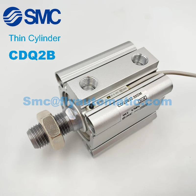 

SMC CDQ2B63TF-80DMZ Compact Cylinder Standard Type Double Acting Single Rod