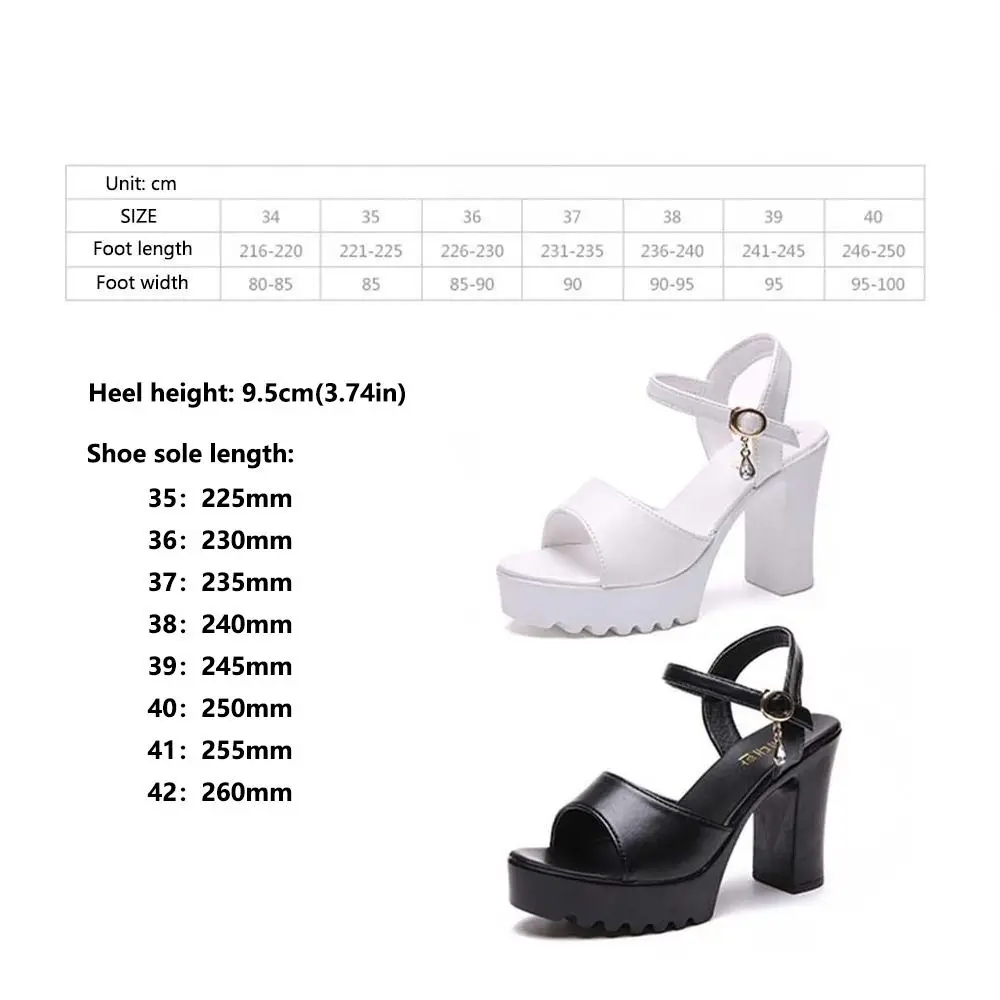 Fashion Fish Mouth High Heel Sandals Buckle Slope Non-slip Wedges Sandals Casual Comfortable Women's Sandals Summer - view 6
