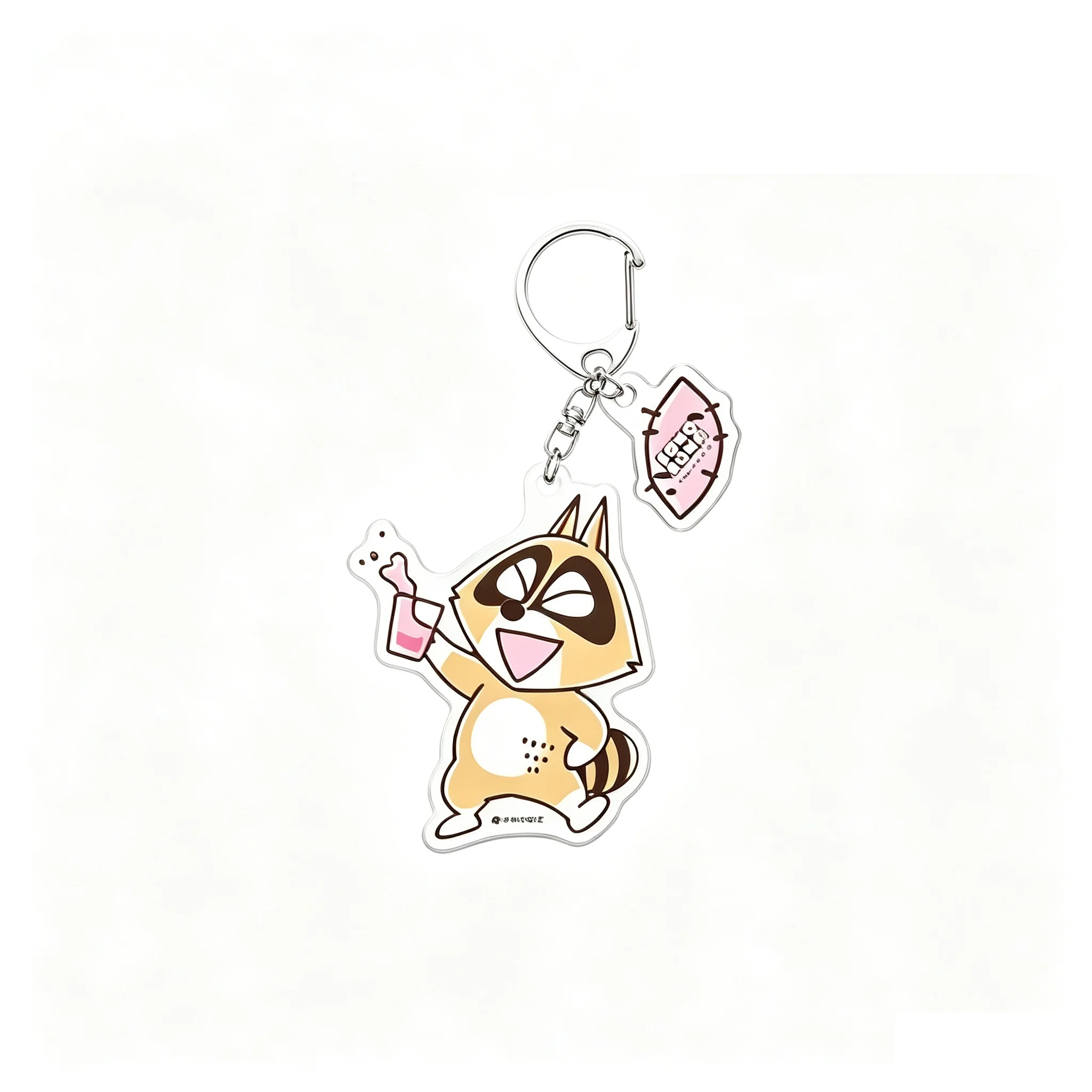Cell Phone Pendant Cartoon BONOBONO Figure Decoration Bag Car Key Ring Charm Gift Anime Acrylic Toys Room Decorat FUNNY Keychain