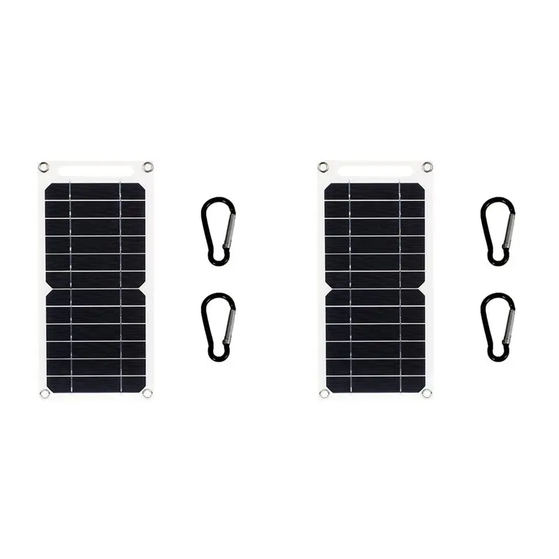 N82R 2X 6W Solar Panel USB Solar Cell Outdoor Hike Battery System Solar Panel Kit For Mobile Phone Power Bank Watch
