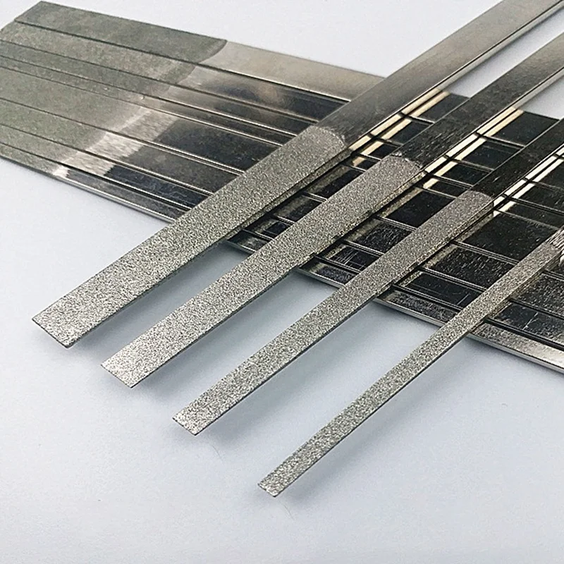 Lima de aguja AB51 para 12 piezas de lima de diamante cónica de 180 mm -400 Die Sinker