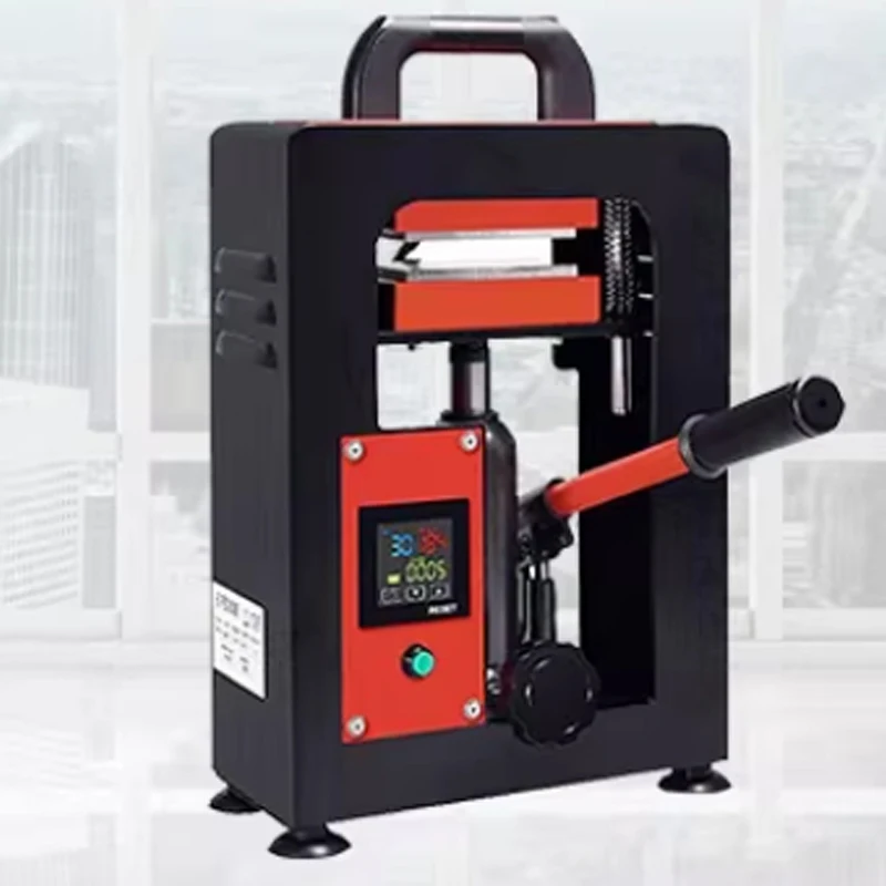 600W 10Ton Manual Hydraulic Rosin Heat Press Dual Plates Heating Presser Oil Wax Extraction Tool for Hot Stamping Pattern 6*12cm - view 6