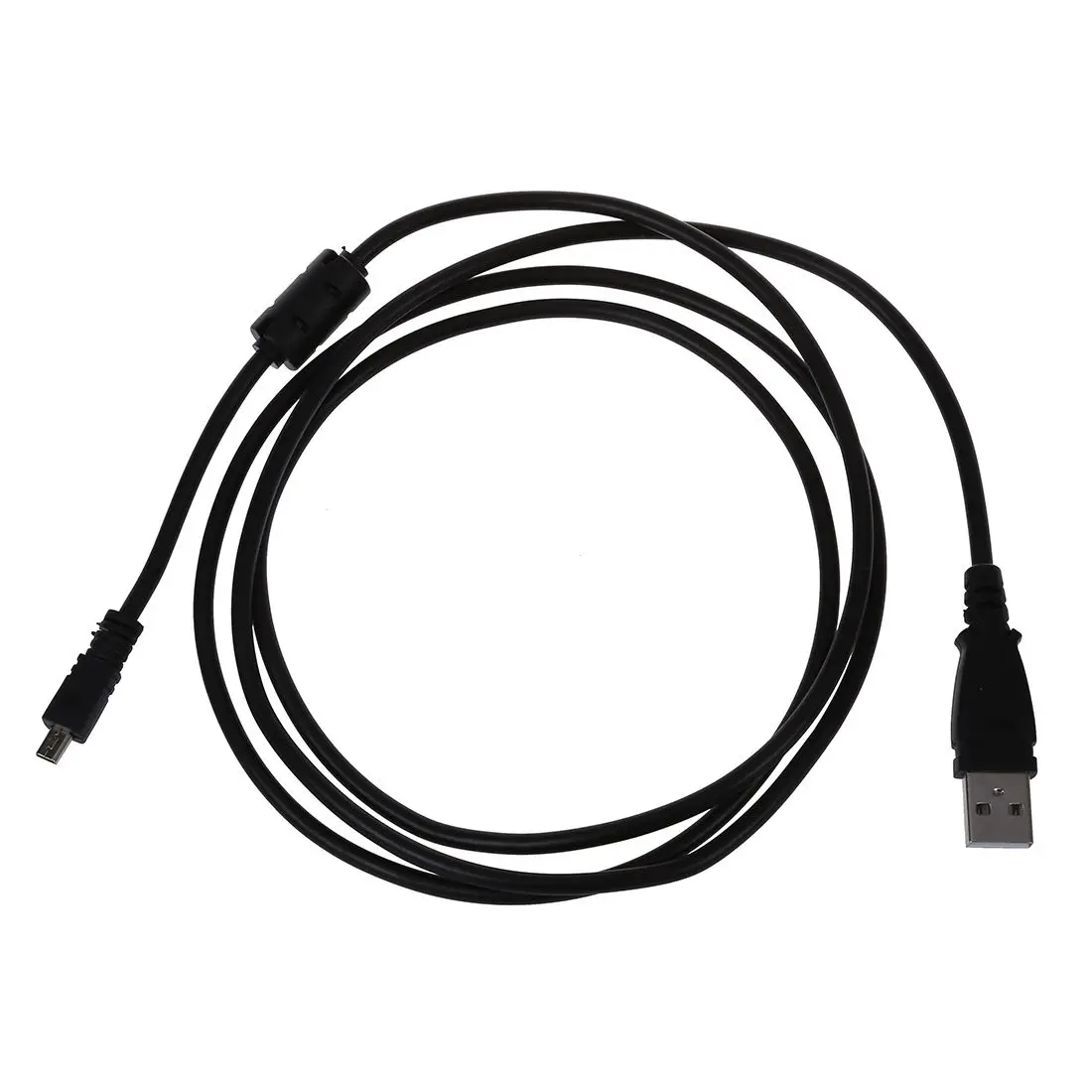 Cable USB 2,0 A Mini B de 8 pines con ferrita, 1,5 M / 59 pulgadas, color negro, para Nikon CoolPix P90