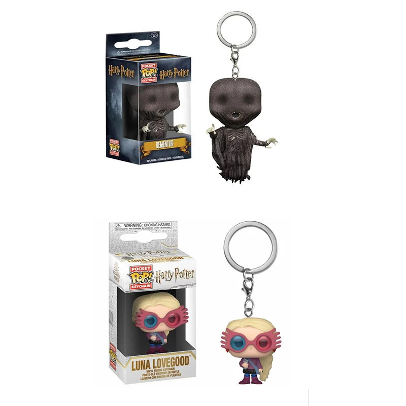 4cm Funko POP Luna Lovegood Dementor Keychain Collection Limited Edition Toys for Children Birthday Gift