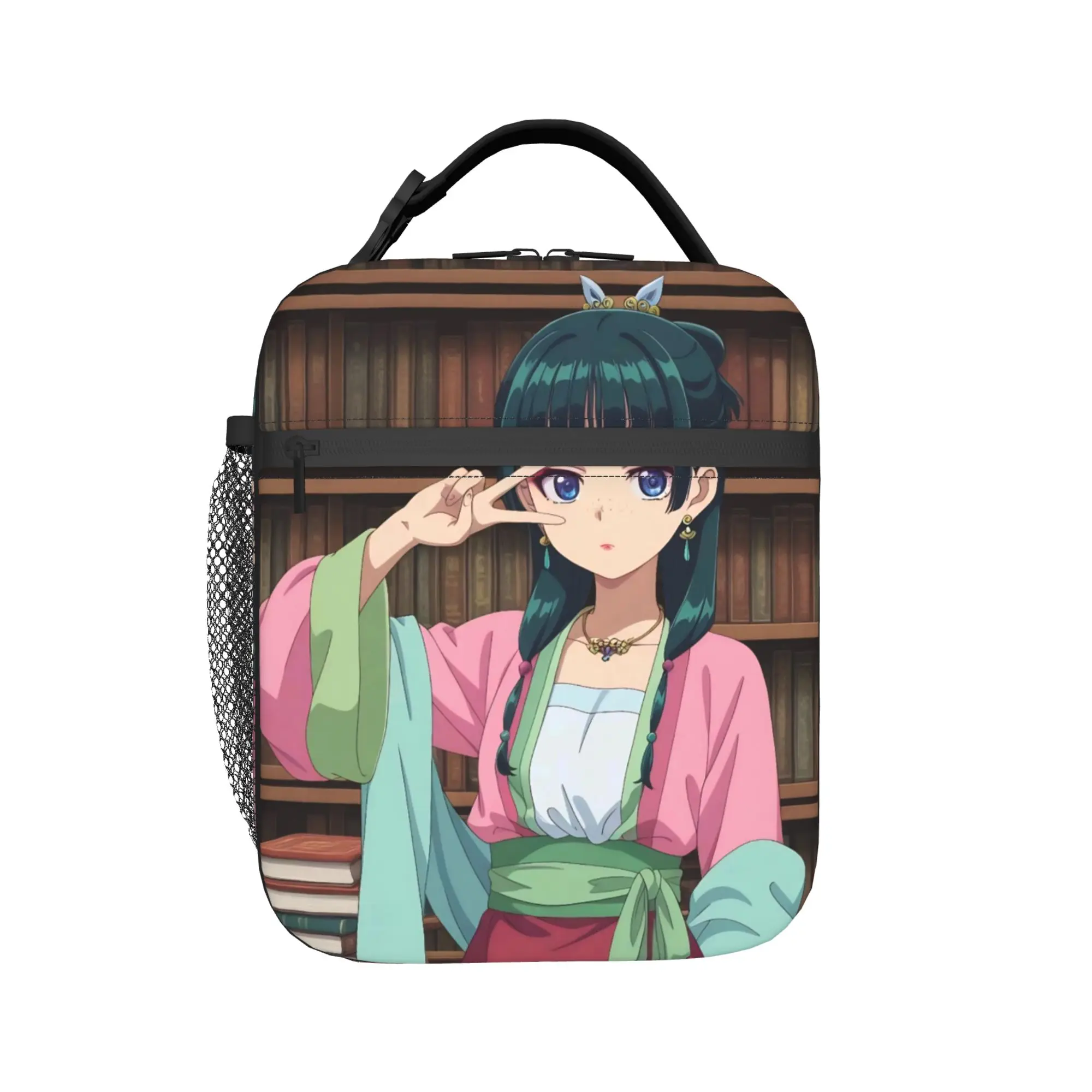 The Apothecary D-Diaries Maomao  Thermal Insulated Lunch Bag Reusable Food Container Bags Men Women Cooler Thermal Lunch Boxes