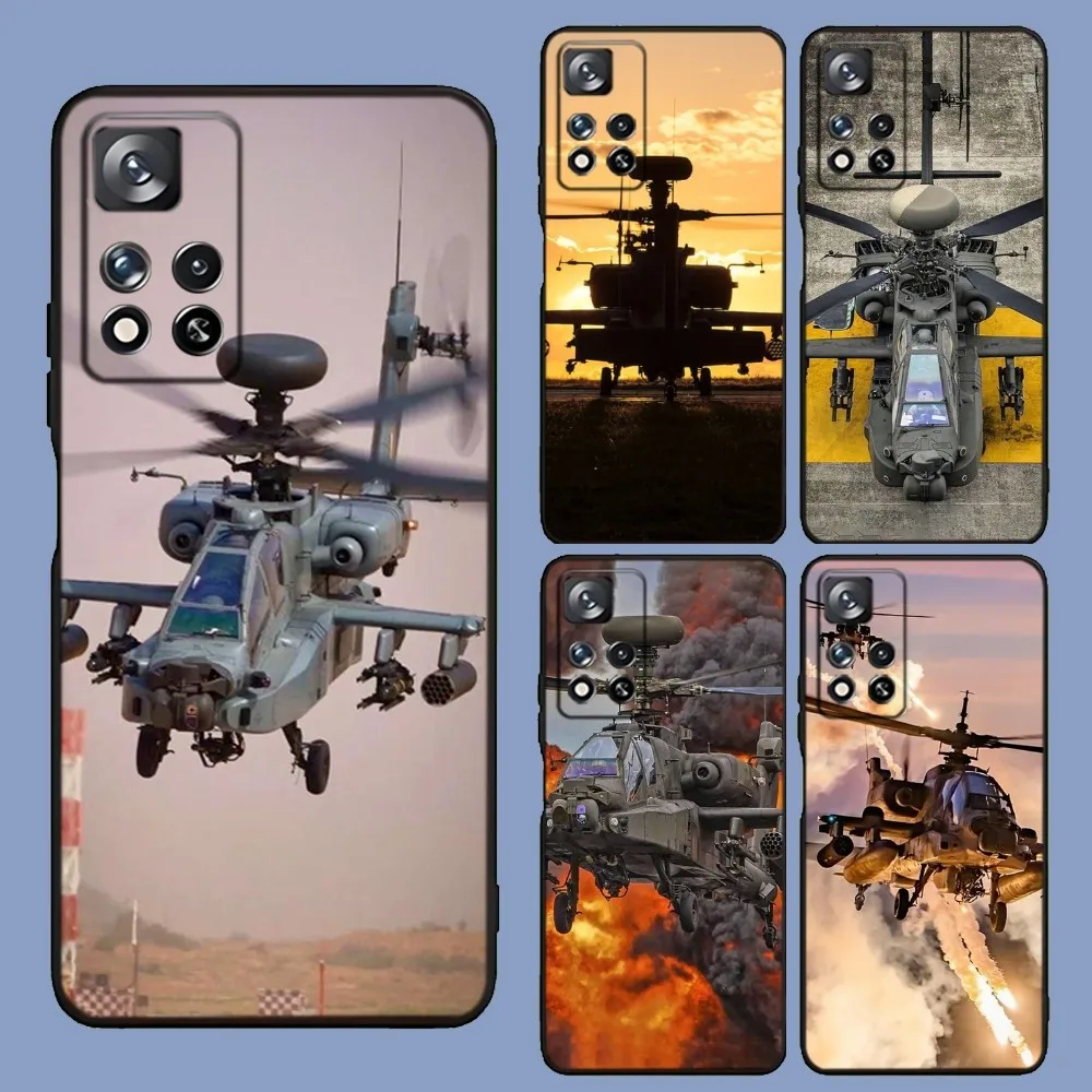 

Aircraft Helicopter Phone Case For Samsung Galaxy A13,A21s,A22,A31,A32,A52,A53,A71,A80,A91 Soft Black Cover
