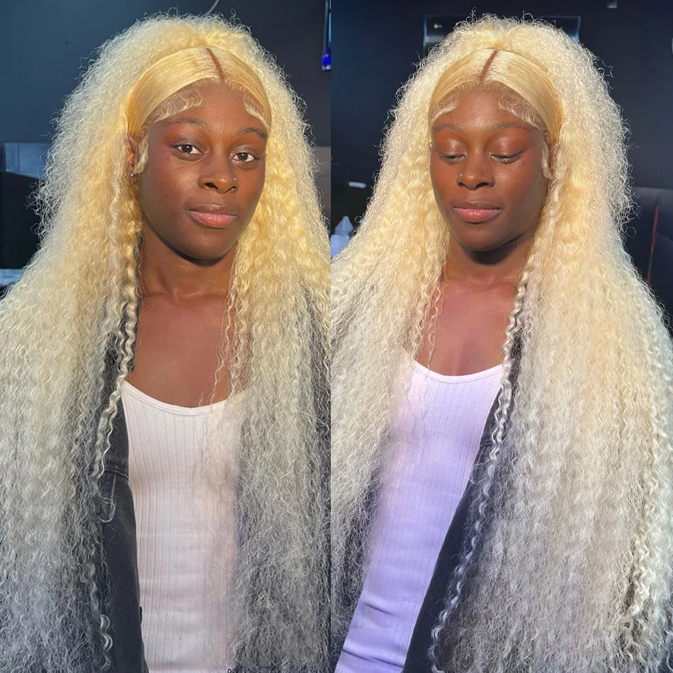 613 Blonde Lace Front Wig 13X4 Curly Lace Front Human Hair Wig 13X6 Hd Lace Frontal Wig Glueless Wigs Deep Wave Frontal Wig